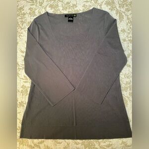 Babette San Francisco Y2K Mesh Sheer Top Shirt 3/4 Sleeve, size large Fairycore